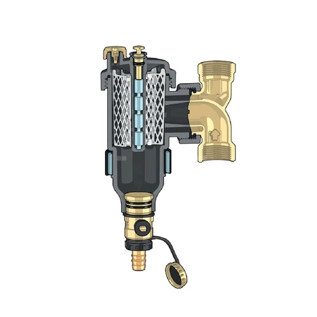 Separator zanieczyszczeń z podwójnym magnesem DirtmagPro® 1”