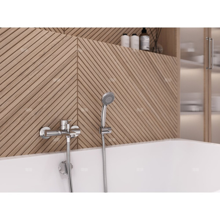 RITTO bateria wannowa ścienna, chrom