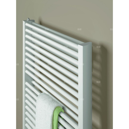 Grzejnik drabinkowy KERMI DUETT-50, wym. 1188 x 484 mm, kolor srebrny, moc 834W