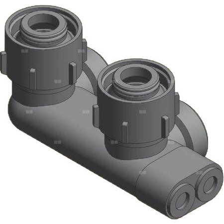 Kermi® Kształt narożnika deflektora, 3/4 'AG