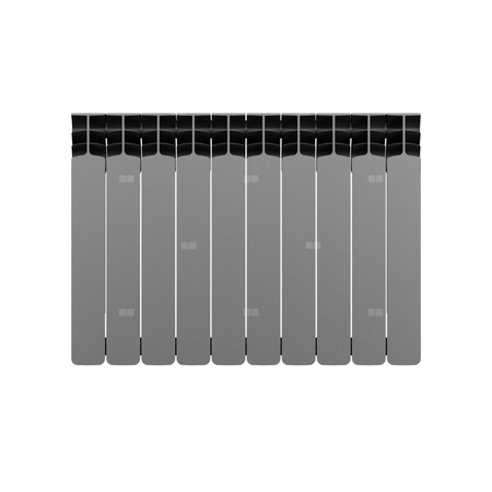 Grzejnik żeberkowy GAVIA 50 PLUS aluminium, podłączenie boczne 575 x 805 mm, kolor grafit, moc 1173.3 W