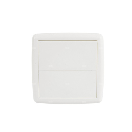 Gniazdo wyrzutowe białe (dwuklapkowe)