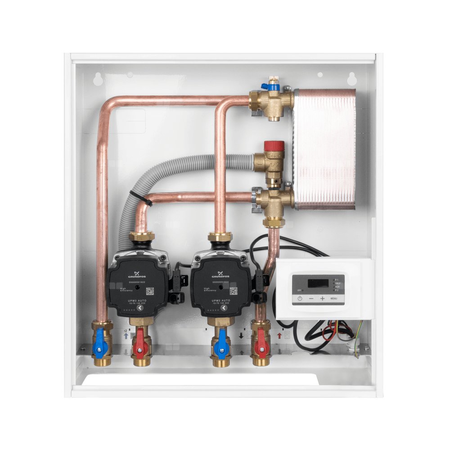 Grupa pompowa AFRISO PrimoBox AHB 620 GZ x GW 3/4'' x 3/4'', z izolacją, z pompą obiegową 2x Grunfos UPM3 Auto