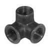 Trójnik ODLEWNIA ZAWIERCIE Za1/33/221 (narożnik) 90' żeliwo (czarny) 1 1/2'' (GW gazowy walcowy x GW gazowy walcowy x GW gazowy walcowy)