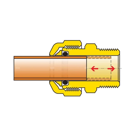 Złączka z gwintem wewnętrznym 3/8"-12