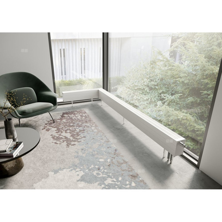 Konwektor Kermi V-Kon S Typ55 BH140x316x2600mm QN4670, weiß, 6 bar, o. Abd., Vent. re