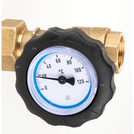 Grupa pompowa AFRISO BPS 911 AP GZ x GW 1'' x 3/4'', z zaworem mieszającym, z zaworem termostatycznym, z pompą obiegową AFRISO APH 160 15-7/130 mm