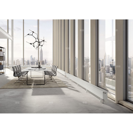 Konwektor Kermi V-Kon S Typ33 BH70x194x3000mm QN2160, weiß, 6 bar, m. Abd., Vent. re