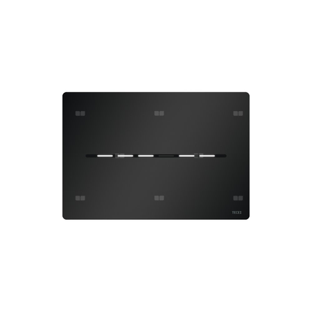 Mechanizm spłukujący elektroniczny do WC TECE solid, stal nierdzewna szczotkowana ''anti-fingerprint'', zasilanie bateryjne 6 V