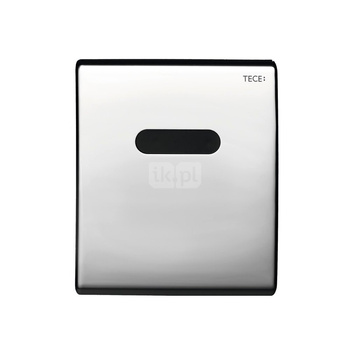 Mechanizm spłukujący elektroniczny TECEplanus do pisuaru, zasilany 230/12V, chrom połysk