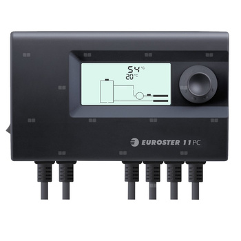 Sterownik Euroster E11PC pompy CO i zał. Źródła ciepła