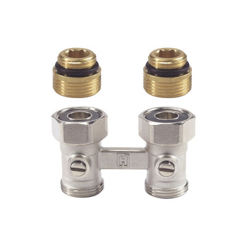 Zawór prosty, podwójny z odcięciem, 1/2", (minimalne zamówienie 10 szt.)