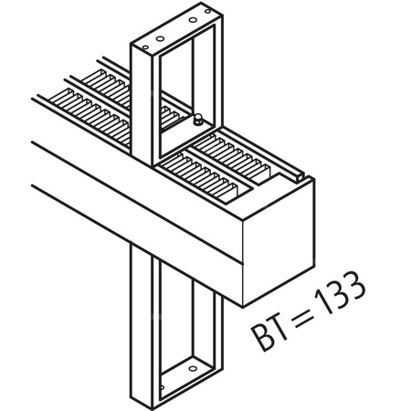 Konwektor Kermi Kon m. Str. Typ22 BH140x133x5400mm QN3904, weiß, 6bar, o. Abd., AB Uni.
