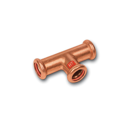 Trójnik SANHA Press Solar Cu 22 mm x 28 mm x 22 mm (zw x zw x zw)