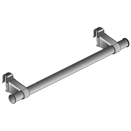 Wieszak na ręczniki Kermi długość 450 mm powierzchnia biała