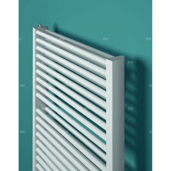 Grzejnik Kermi®Duett®-E 1188x74x484, P=800W, srebro, WRS biały, prawy