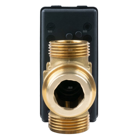 Zawór trójdrożny AFRISO AZV 642 mosiądz, średnica DN 15 gwinty zewnętrzne silnik elektryczny