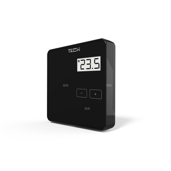 Przewodowy regulator pokojowy do listwy L-10 dedykowany czarny, model R-10b