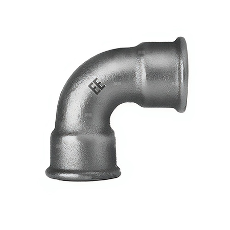 Łuk krótki 90' ODLEWNIA ZAWIERCIE D1/2a/2a żeliwo (ocynk) 3/4'' (GW)