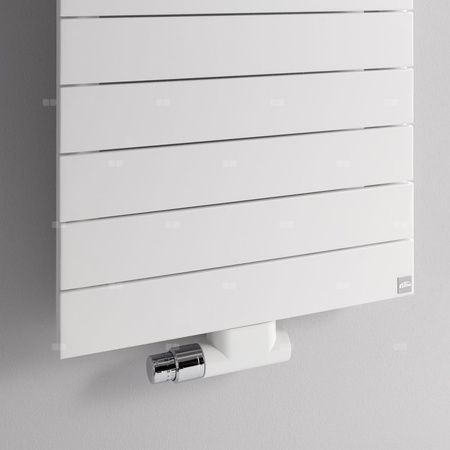 Grzejnik dekoracyjny Kermi TABEO1197x101x500mm, QN 646,GLS,podłączenie środkowe