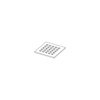 Ruszt ozdobny quadratum 142 x 142 mm do odpływu prysznicowego ze stali nierdzewnej TECE drainpoint S