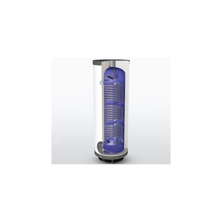 Wymiennik WGJ-PC- Duo 300 l do pompy ciepła z dwiema niezależnymi wężownicami