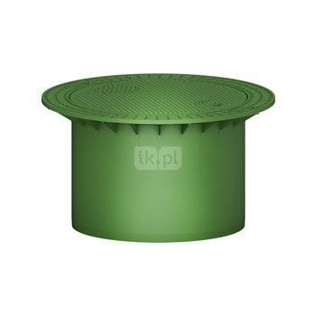 Pokrywa teleskopowa dla ruchu pieszego MAXI (właz PE zielony)