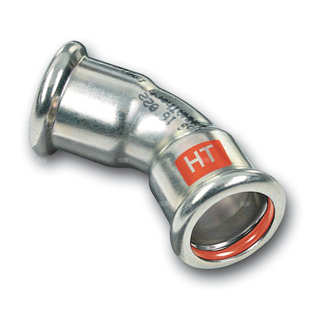 Łuk 45' Concept By SANHA Therm Industry, stal (cynk/nikiel), 28 mm (zw x zw)