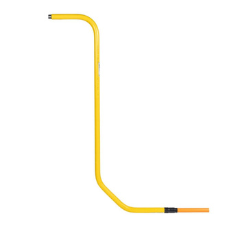 Przyłącze domowe gazu stalowe preizolowane 3LPE, PE32 x gwint 1", L=500xH=1500, typ Z