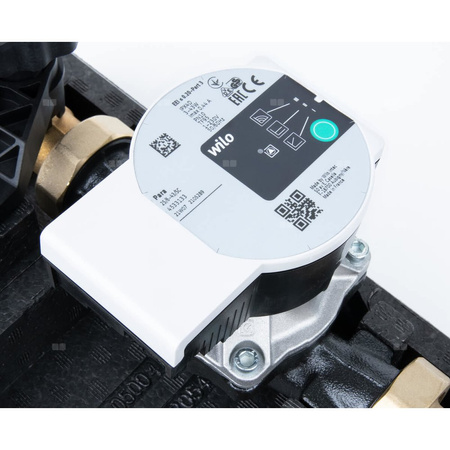 Grupa pompowa AFRISO PrimoTherm K 180-1 DN 25 WP GZ x GW 1 1/2'' x 1'', z izolacją, z pompą obiegową Wilo Para SC 25/6