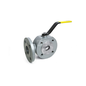 Zawór kulowy trójdrożny EFAR WKHT DN 20 kołnierz x kołnierz x kołnierz