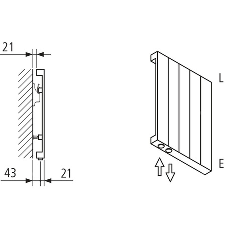 Grzejnik płytowy typ 10 KERMI HVN wym. 3600 x 1750 mm, kolor biały, moc 6006 W