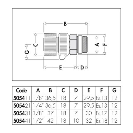 Ręczny zawór odpowietrzający do grzejników z regulowanym wyjściem 1/8" GZ