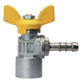 Kurek kulowy z końcówką na wąż proste i kątowe do wody ART.9024 GWINT W 1/2X9