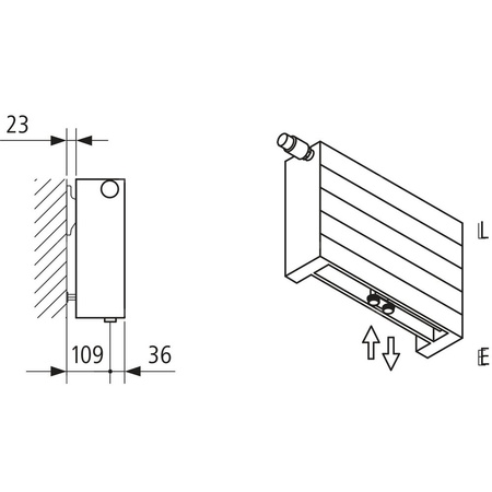 Kermi ściana grzewcza HHV22 420x122x4000 pozioma,RAL9016,6bar,z osłoną,prawa,L400