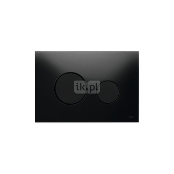 Przycisk spłukujący do stelaża (Mechaniczny) TECE loop szkło, kolor czarny