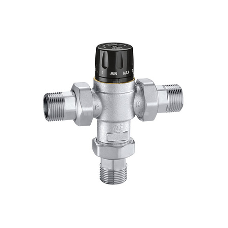 Zawór mieszający regulowany pokrętłem 3/4" 35÷65 st. C