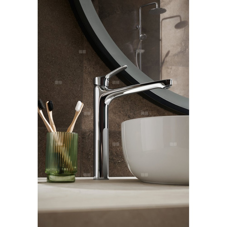 MORRIS BATERIA UMYWALKOWA STOJĄCA NABLATOWA, CHROM + CLICK CLACK