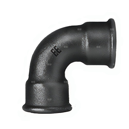Łuk krótki 90' ODLEWNIA ZAWIERCIE D1/2a/2a żeliwo (czarne) 1'' (GW)