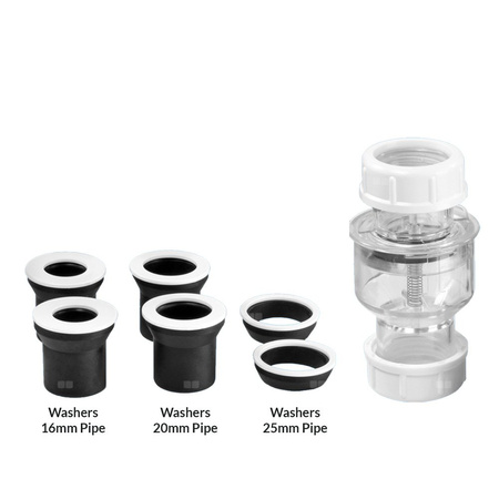 Zawór membranowy mufowy zwrotny o średnicy 22x22mm