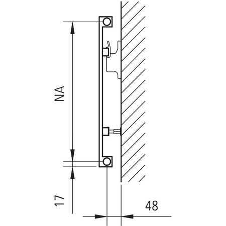 Grzejnik płytowy typ 11 KERMI HVN wym. 1800 x 1680 mm, kolor biały, moc 4176 W