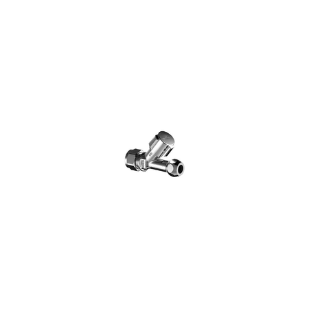 Zawór skośny COMFORT 3/8" 12mm chrom ze znakiem kiwa