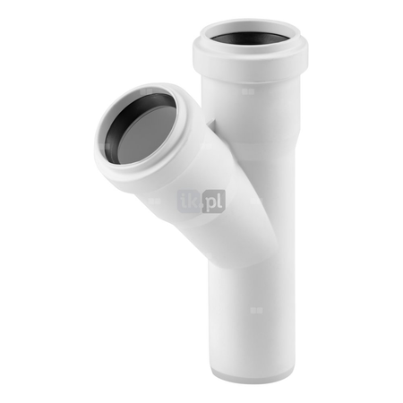 Trójnik MAGNAPLAST HT PLUS HTEA 45' PP DN 32 (ww x ww x wz), kolor biały