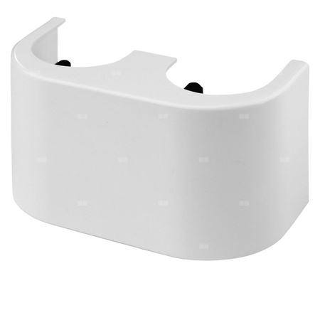 Osłona złącza śrubowego, biała