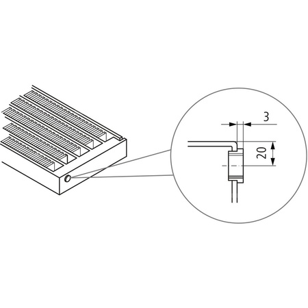 Konwektor Kermi L-Kon S Typ33 BH140x194x2200mm QN2519, weiß, 6bar, m. Abd., AB Uni.