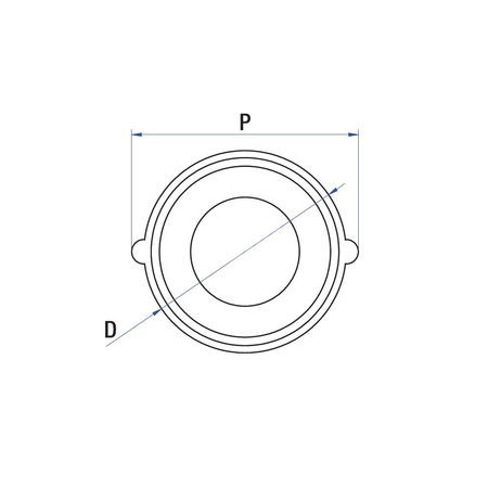 Mufa redukcja RUMET mosiądz 1'' x 3/4'' (GW), 35 mm