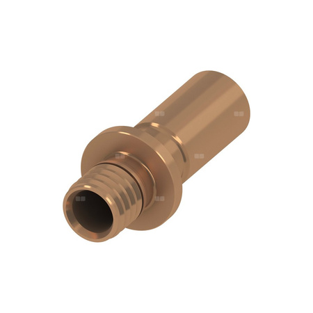 Połączenie do lutowania TECE flex, Cu, 32 mm x 28 mm (zz x lut zewnętrzny)