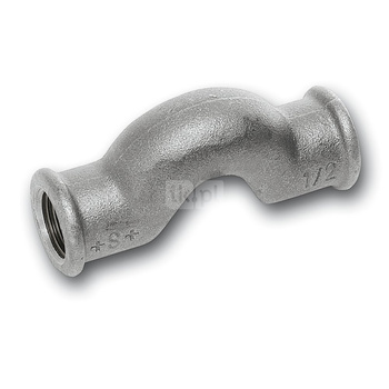 Obejście SANHA 85#, żeliwo (ocynk galwaniczny/elektrolityczny) (ocynk), 1/2'' (GW)