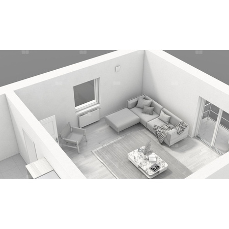 Kermi®x-well®D13 Rekuperator decentralny, zestaw startowy, bez osłon, rur montażow