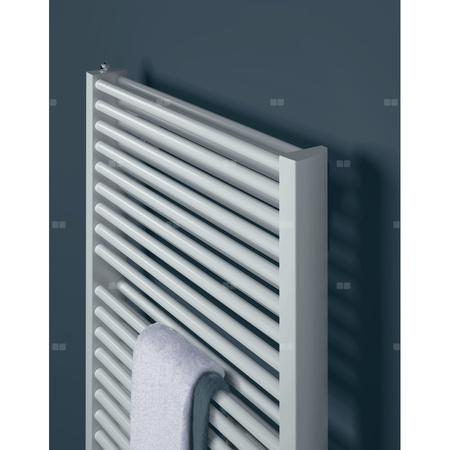 Grzejnik Kermi®Duett®-E 1492x74x634, P=1500W,RAL9016 SG, WRS biały, lewy